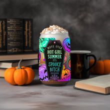 Load image into Gallery viewer, "SPOOKY B*TCH SEASON" LIBBEY GLASS CAN