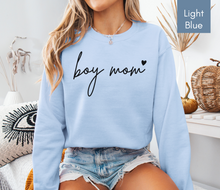 Load image into Gallery viewer, Boy Mom Sweatshirt Boy Mom Shirt Boy Mama Sweatshirt Boy Mama Shirt Mother's Day Gift for Mom Birthday Gift New Mom Gift Baby Shower Gift