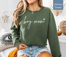 Load image into Gallery viewer, Boy Mom Sweatshirt Boy Mom Shirt Boy Mama Sweatshirt Boy Mama Shirt Mother's Day Gift for Mom Birthday Gift New Mom Gift Baby Shower Gift