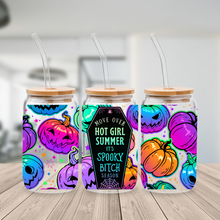 Load image into Gallery viewer, "SPOOKY B*TCH SEASON" LIBBEY GLASS CAN
