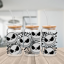 Load image into Gallery viewer, "JACK SKELLY" LIBBEY GLASS CAN