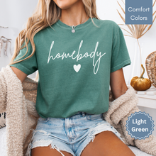 Load image into Gallery viewer, Homebody Shirt for Women Cozy Shirts for Women Trendy Shirts Oversized Shirts for Women Cute Shirts for Women Gifts for Readers Reading Shirts