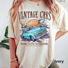 Load image into Gallery viewer, Vintage Flying Cars Shirt Magical Shirt Universal Shirts Wizard Shirt Wizard School Shirt Wizard House Potterhead Gift Wizarding World