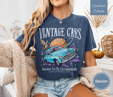 Load image into Gallery viewer, Vintage Flying Cars Shirt Magical Shirt Universal Shirts Wizard Shirt Wizard School Shirt Wizard House Potterhead Gift Wizarding World