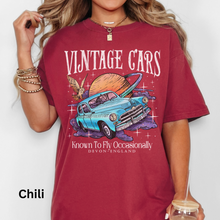 Load image into Gallery viewer, Vintage Flying Cars Shirt Magical Shirt Universal Shirts Wizard Shirt Wizard School Shirt Wizard House Potterhead Gift Wizarding World