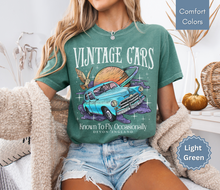 Load image into Gallery viewer, Vintage Flying Cars Shirt Magical Shirt Universal Shirts Wizard Shirt Wizard School Shirt Wizard House Potterhead Gift Wizarding World