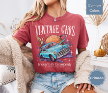 Load image into Gallery viewer, Vintage Flying Cars Shirt Magical Shirt Universal Shirts Wizard Shirt Wizard School Shirt Wizard House Potterhead Gift Wizarding World