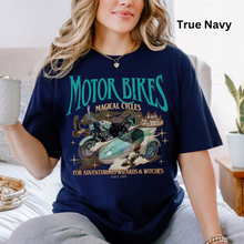 Load image into Gallery viewer, hagrid shirt Magical Motor Bikes Shirt Vintage Flying Cars Shirt Magical Shirt Universal Shirts Wizard Shirt Wizard School Shirt Wizard House Potterhead Gift Wizarding World