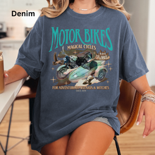 Load image into Gallery viewer, hagrid shirt Magical Motor Bikes Shirt Vintage Flying Cars Shirt Magical Shirt Universal Shirts Wizard Shirt Wizard School Shirt Wizard House Potterhead Gift Wizarding World