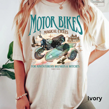 Load image into Gallery viewer, hagrid shirt Magical Motor Bikes Shirt Vintage Flying Cars Shirt Magical Shirt Universal Shirts Wizard Shirt Wizard School Shirt Wizard House Potterhead Gift Wizarding World
