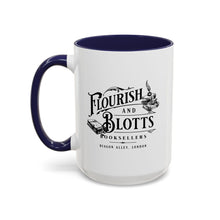 Load image into Gallery viewer, hogwarts mug Flourish and Blotts Coffee Mug Potterhead Gift Wizarding World Wizard Gift HP Fan Gift Wizard School Gifts Wizard Book Shop HP Fan Gift 1