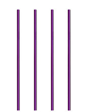 Load image into Gallery viewer, PURPLE STAINLESS STEEL STRAW