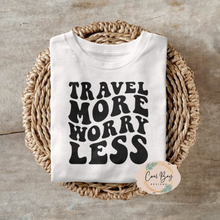 Load image into Gallery viewer, &quot;TRAVEL MORE WORRY LESS&quot; SCREEN PRINT - A21
