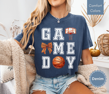 Load image into Gallery viewer, Basketball Game Day Shirt Basketball Shirt for Women Basketball Mom Shirt
