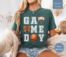 Load image into Gallery viewer, Basketball Game Day Shirt Basketball Shirt for Women Basketball Mom Shirt
