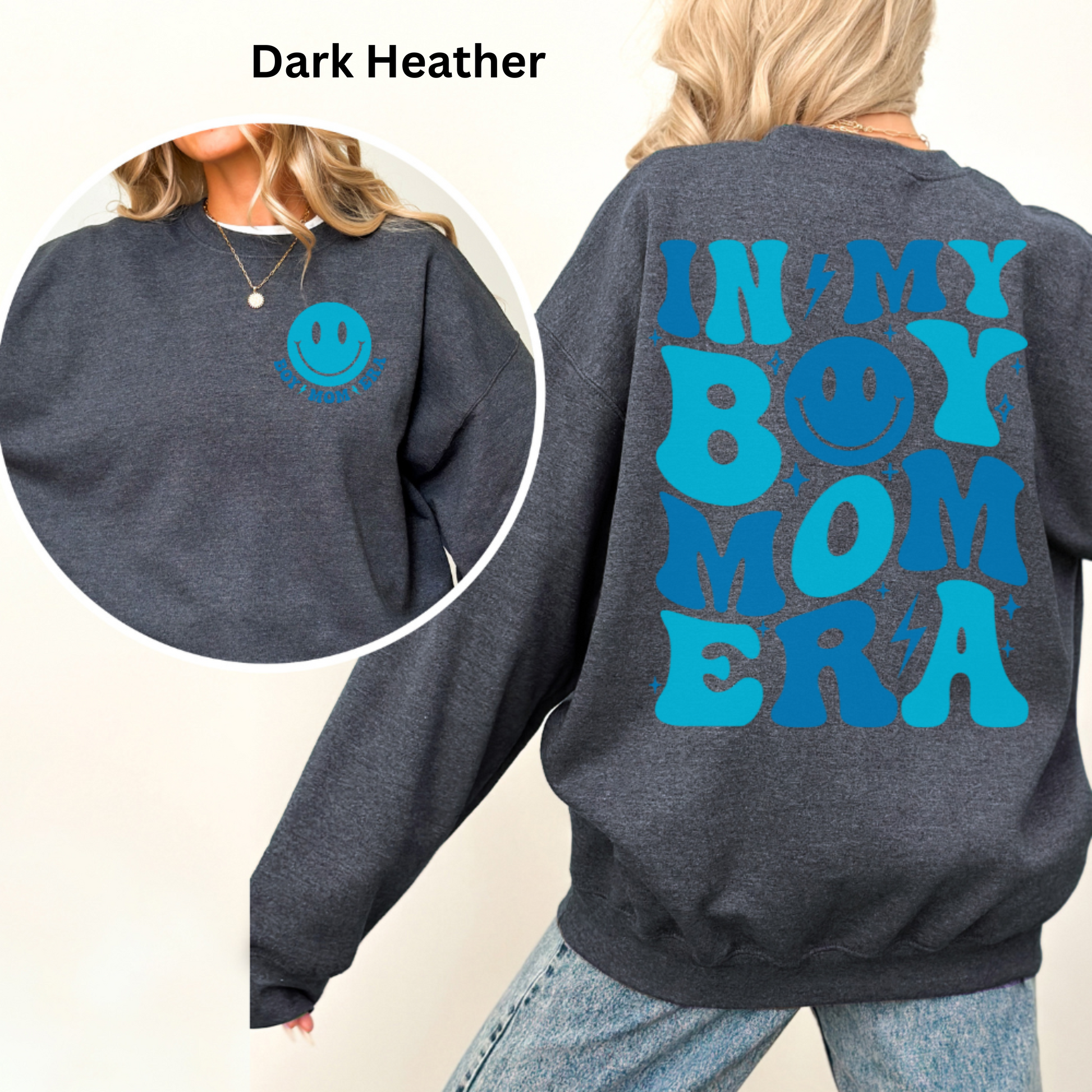 New Mom Sweater Boy Mama Sweatshirt Boy Mom Sweatshirt In My Boy Mom Era Mother's Day Gift Sweater Mama Shirt New Mom Baby Shower Gift