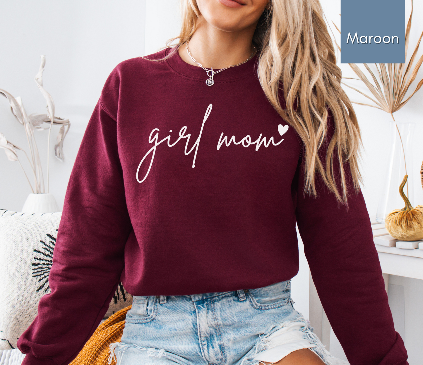 New Mom Sweatshirt Girl Mom Gift Mom Shirts Mother's Day Gift Girl Mom Sweatshirt Mama Shirt Mom Birthday Gift New Mom Gift Mama to be Gift