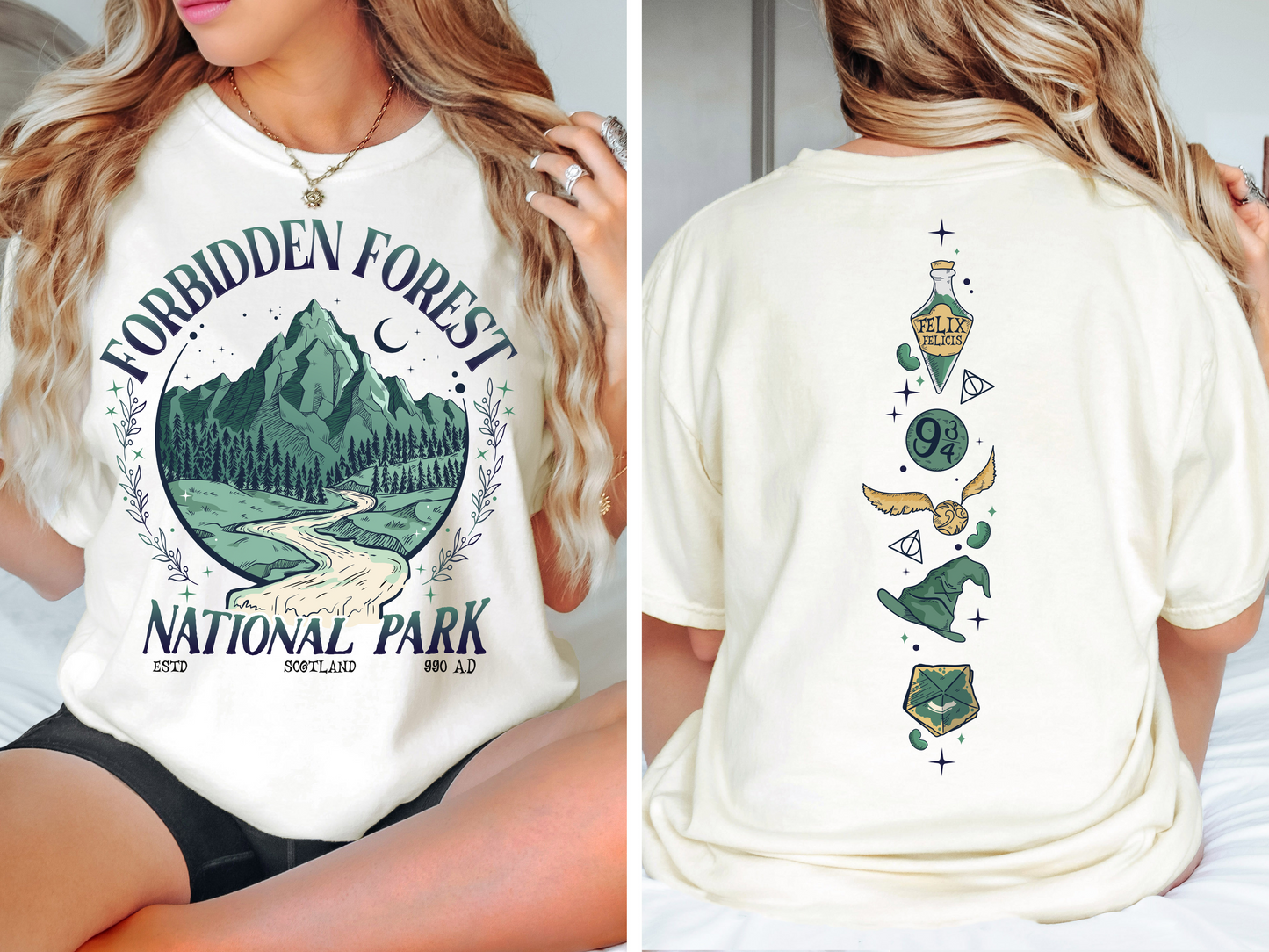 Harry Potter Shirt Forbidden Forest Shirt Potterhead Shirts Potterhead Gift Wizard School Shirt HP Fan Gift Magical Shirt Wizarding World Potterhead Merch Hogwarts Shirt