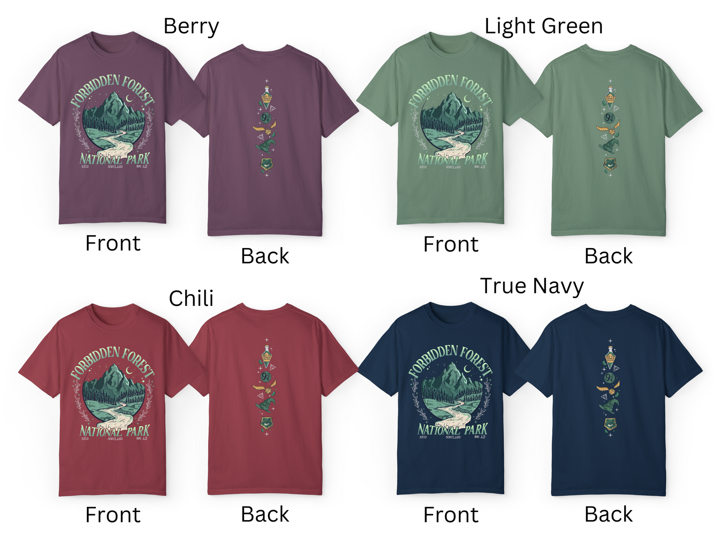 Harry Potter Shirt Forbidden Forest Shirt Potterhead Shirts Potterhead Gift Wizard School Shirt HP Fan Gift Magical Shirt Wizarding World Potterhead Merch Hogwarts Shirt