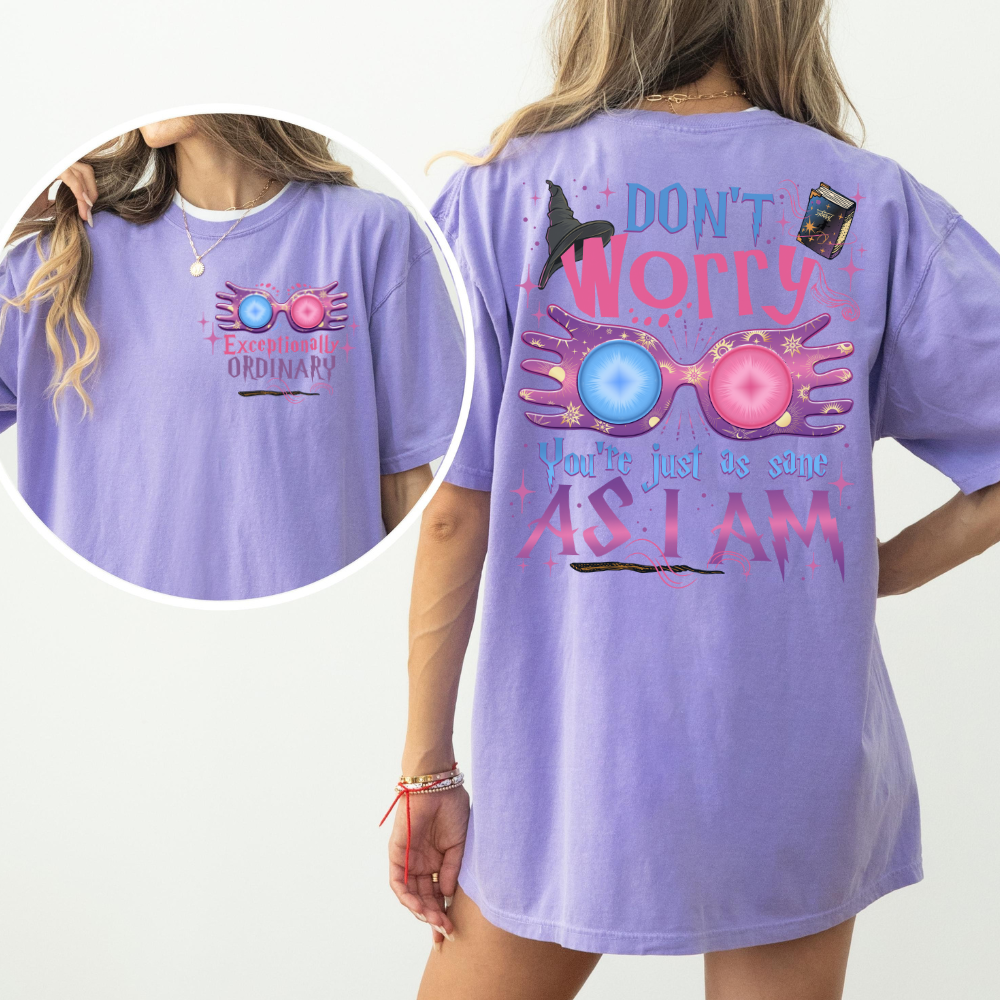 Harry Potter Shirt Luna Lovegood Shirt Hogwarts Shirt Magical Shirt Universal Shirts Wizard Shirt Comfort Colors Wizard School Shirt Potterhead Shirt Potterhead Gift Potterhead Merch Wizard Fan