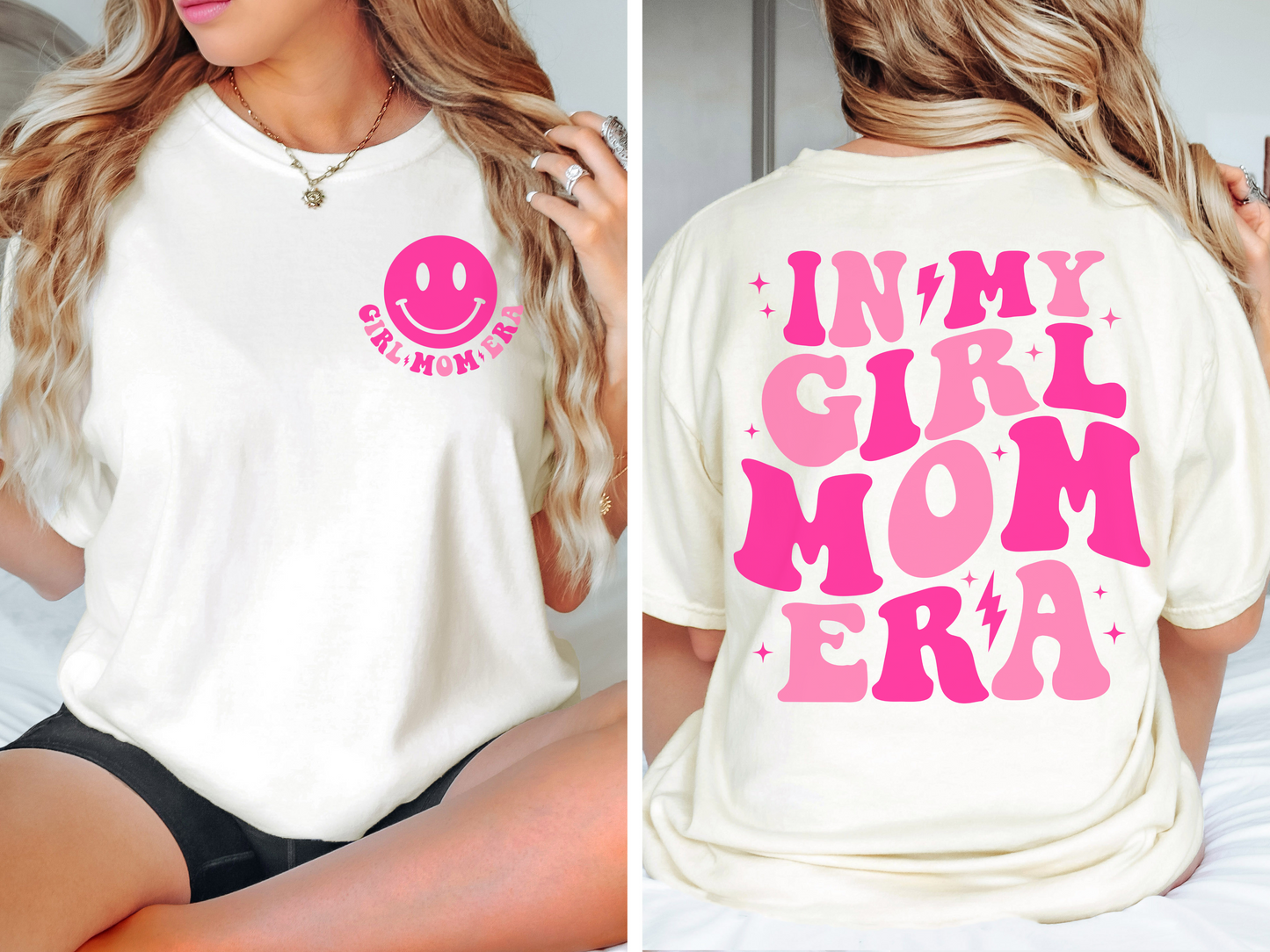 New Mom Sweatshirt Girl Mom Gifts Birthday Girl Mom Shirt Mother's Day Gift Sweater Mama Shirt New Mom Baby Shower Gift Girl Mom Era Shirt