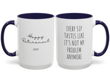 Load image into Gallery viewer, Custom Retirement Mug Custom Retirement Gifts for Men Custom Mug Funny Retirement Gifts for Women Custom Coffee Mug Coworker Gift
