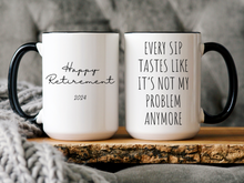 Load image into Gallery viewer, Custom Retirement Mug Custom Retirement Gifts for Men Custom Mug Funny Retirement Gifts for Women Custom Coffee Mug Coworker Gift
