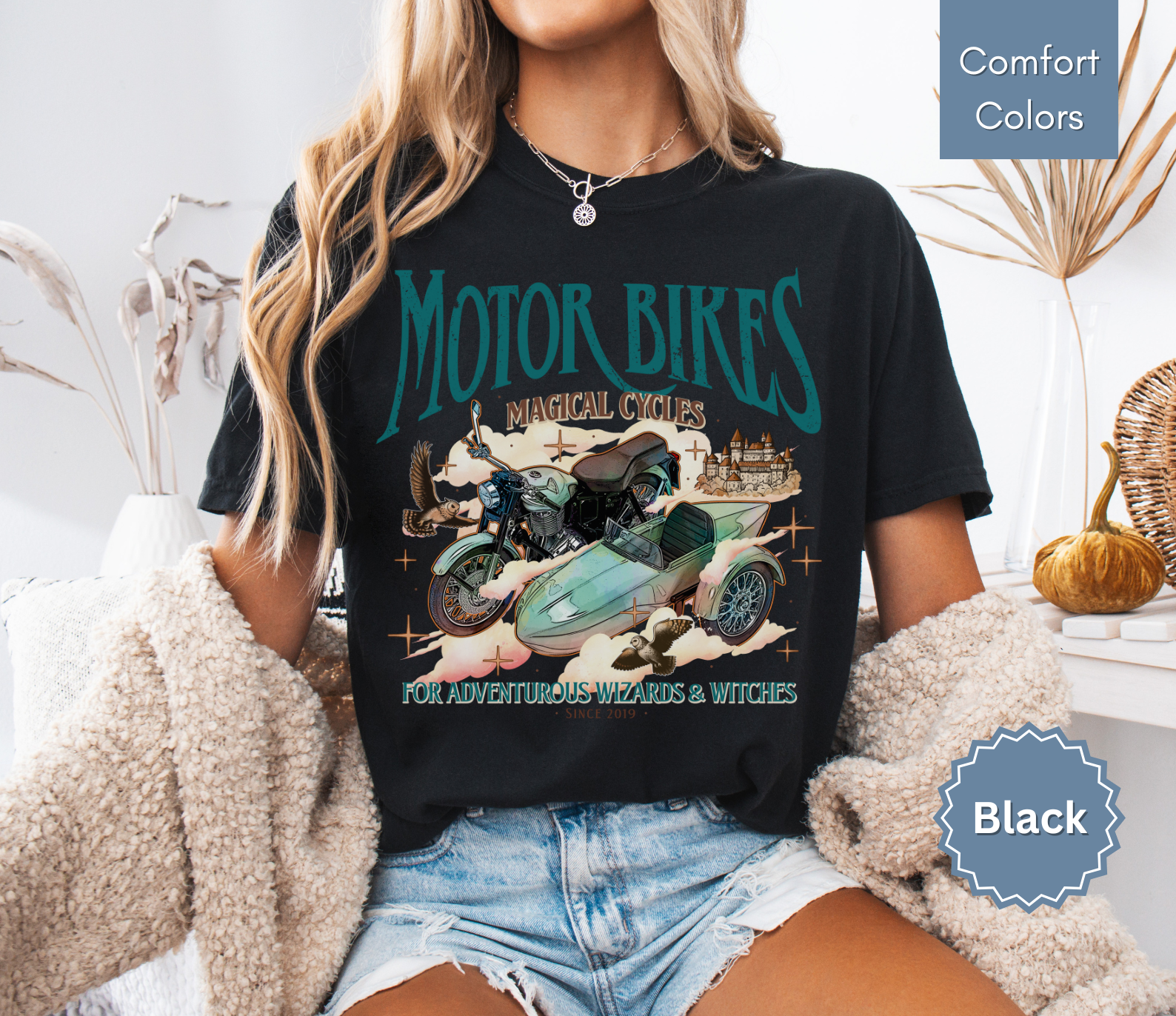 hagrid shirt Magical Motor Bikes Shirt Vintage Flying Cars Shirt Magical Shirt Universal Shirts Wizard Shirt Wizard School Shirt Wizard House Potterhead Gift Wizarding World
