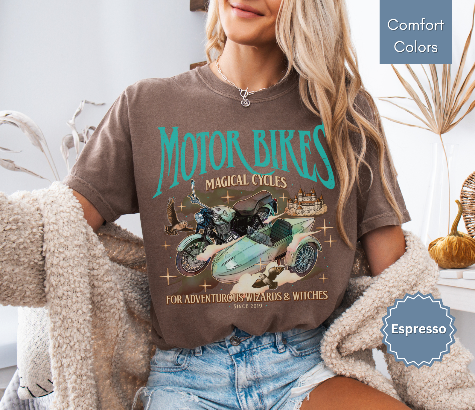 hagrid shirt Magical Motor Bikes Shirt Vintage Flying Cars Shirt Magical Shirt Universal Shirts Wizard Shirt Wizard School Shirt Wizard House Potterhead Gift Wizarding World