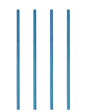 Load image into Gallery viewer, BLUE STAINLESS STEEL STRAW
