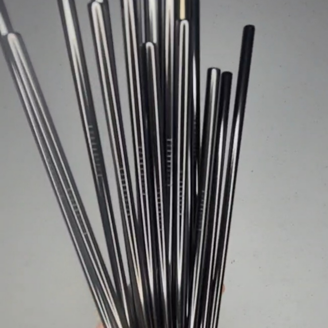 BLACK STAINLESS STEEL STRAW